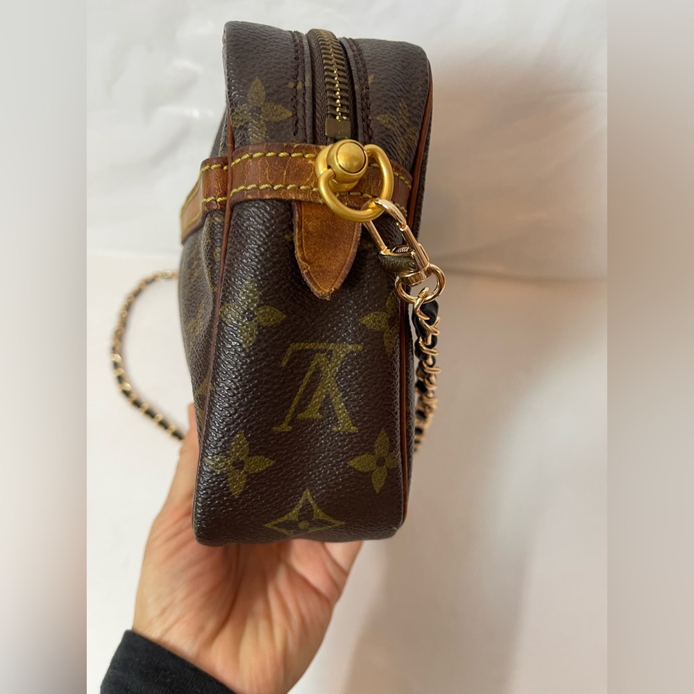Vintage Louis Vuitton Compiègne 23 converted into a shoulder bag. - Picture 4 of 14